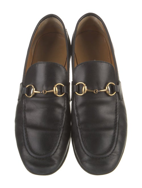 Gucci Horsebit Accent Leather Loafers
