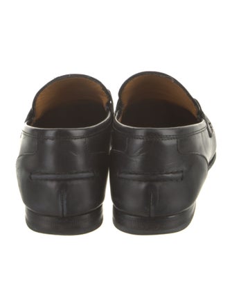 Gucci Horsebit Accent Leather Loafers