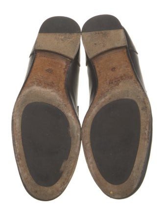 Gucci Horsebit Accent Leather Loafers