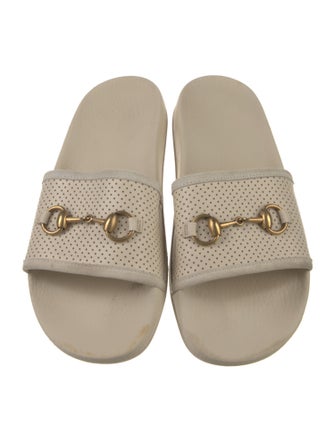 Gucci Leather Slides