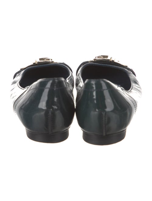 Gucci Horsebit Accent Patent Leather Flats