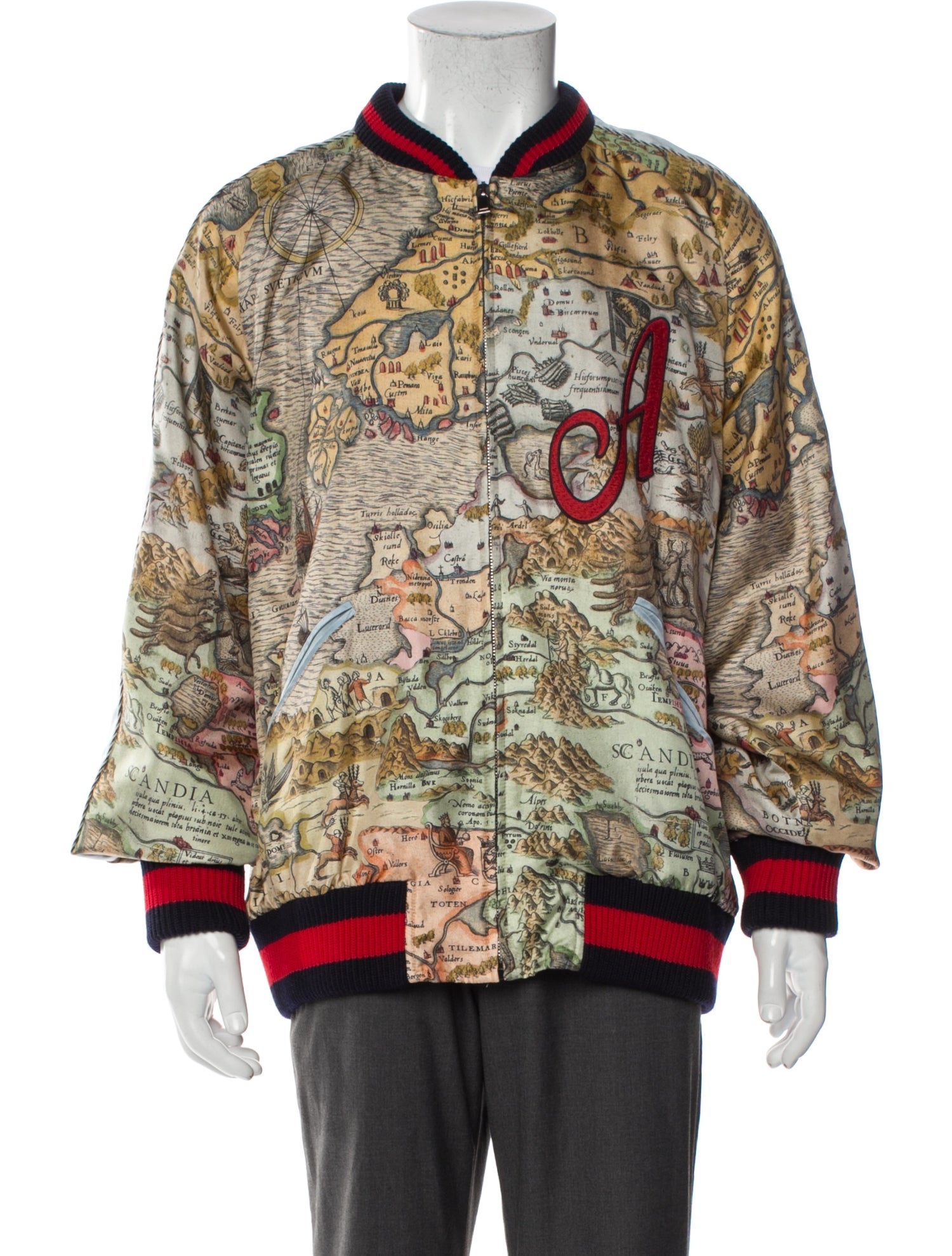 Gucci 2016 Silk Bomber Jacket