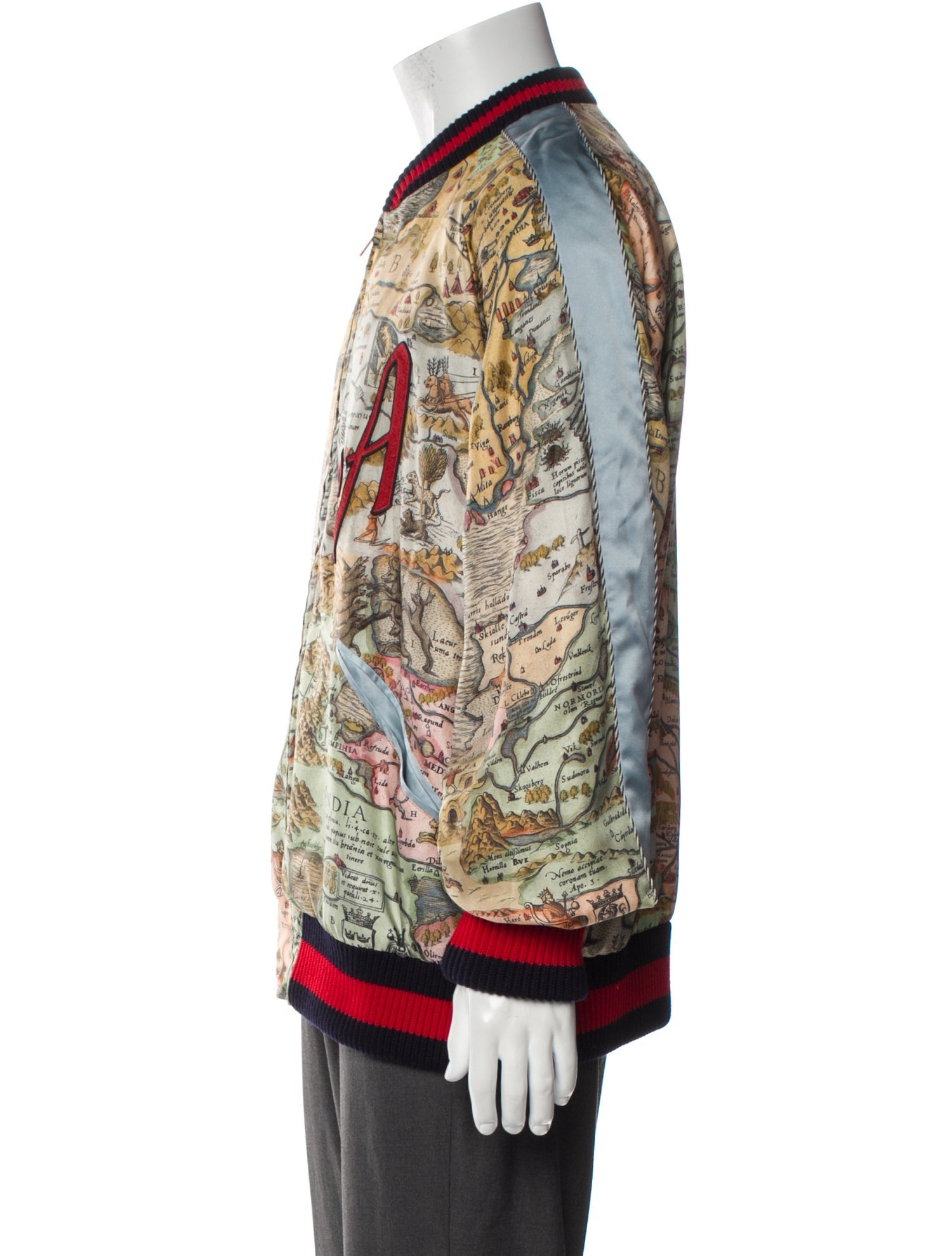 Gucci 2016 Silk Bomber Jacket
