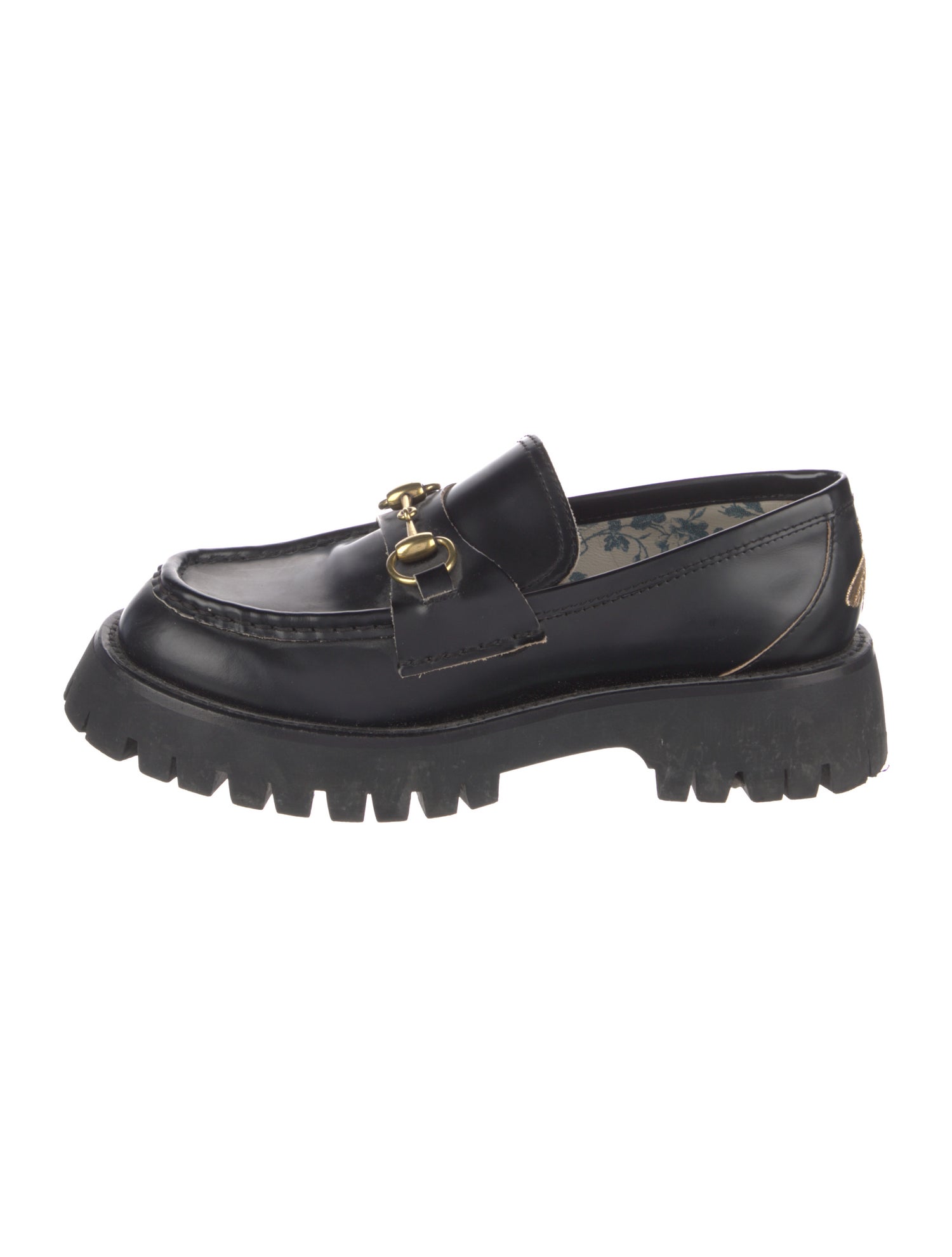 Gucci Horsebit Accent Leather Loafers
