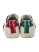 Gucci Web Accent Leather Sneakers
