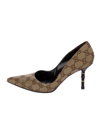 Gucci GG Canvas Canvas Pumps