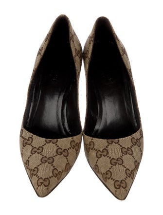 Gucci GG Canvas Canvas Pumps