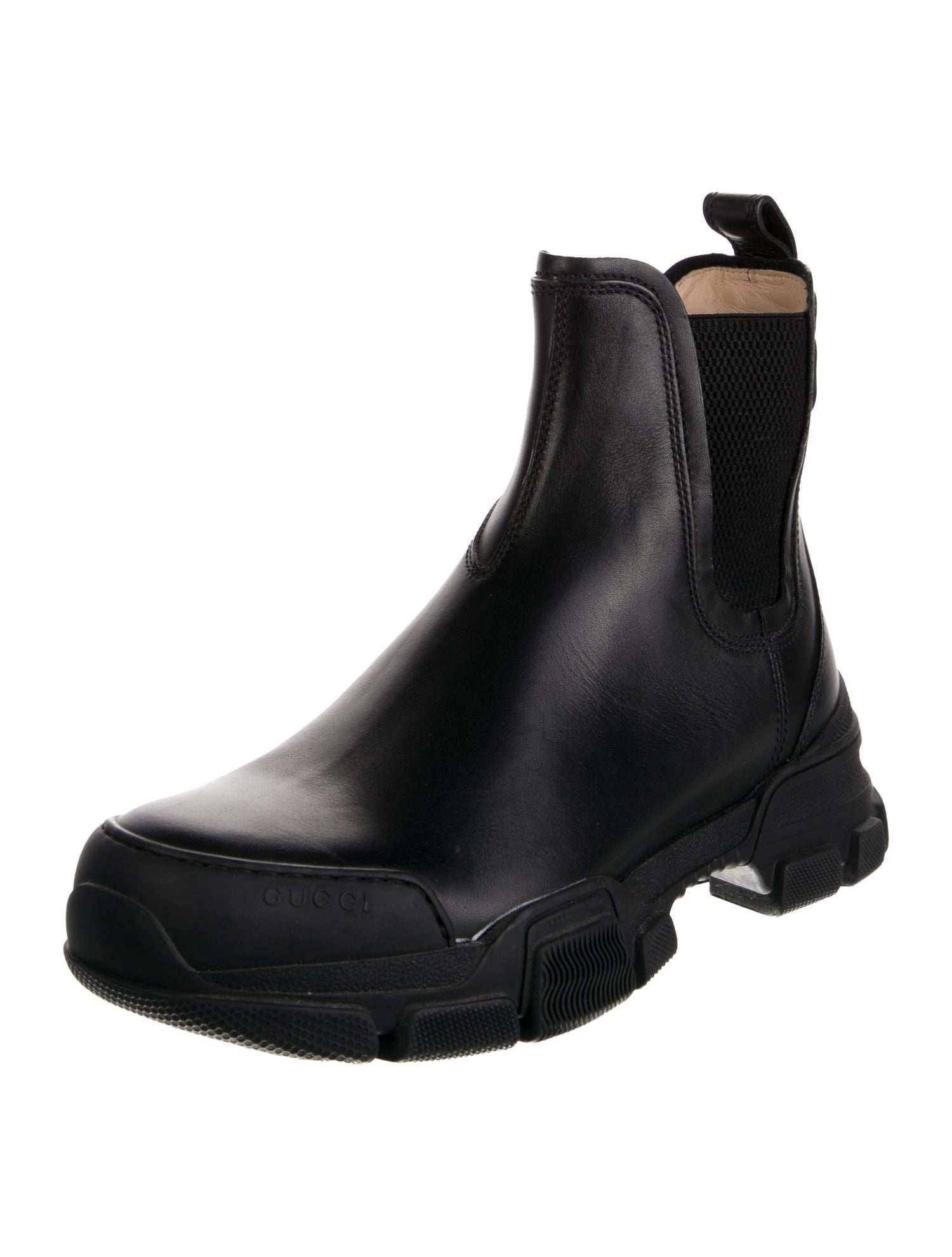 Gucci Leather Chelsea Boots