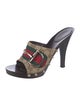 Gucci GG Canvas Canvas Mules