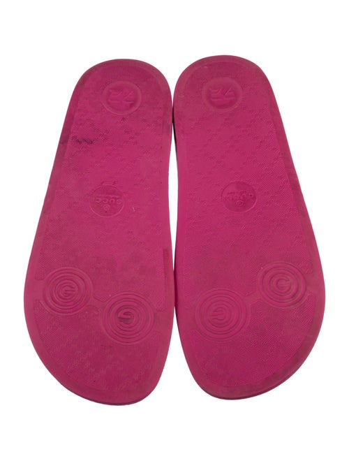Gucci Interlocking G Logo Rubber Slides