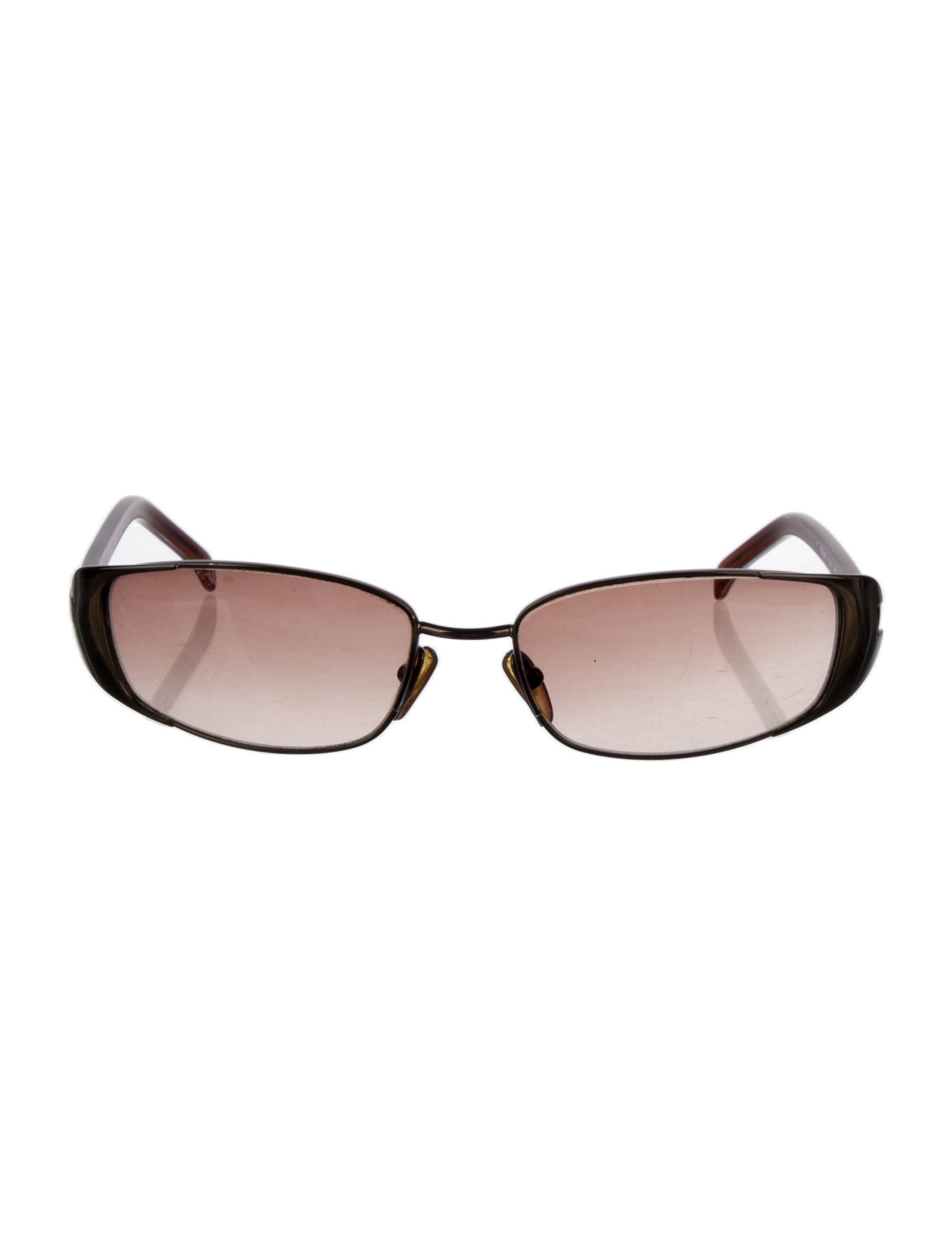 Gucci Web Accent Narrow Sunglasses