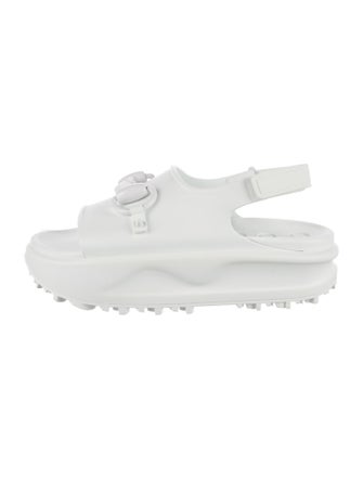 Gucci Horsebit Accent Rubber Slides