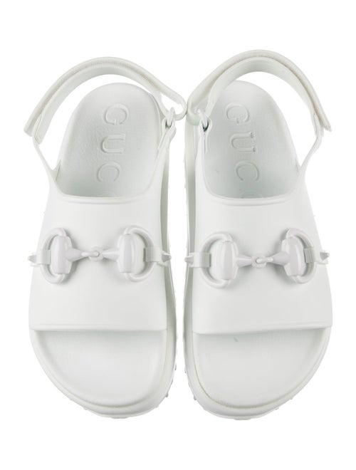 Gucci Horsebit Accent Rubber Slides