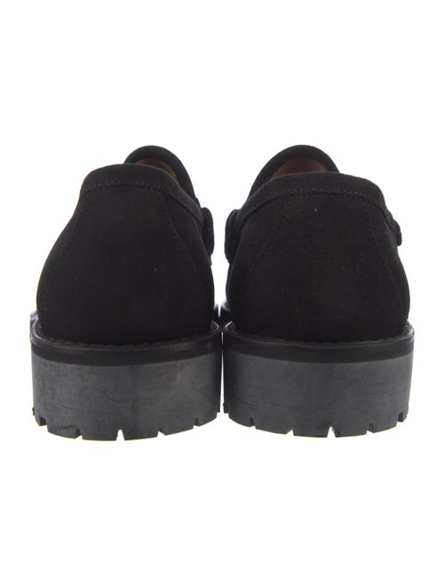 Gucci Horsebit Accent Suede Loafers