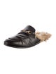 Gucci Horsebit Accent Leather Mules