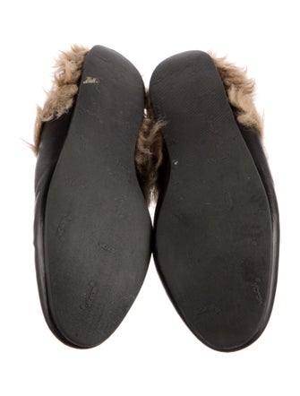 Gucci Horsebit Accent Leather Mules