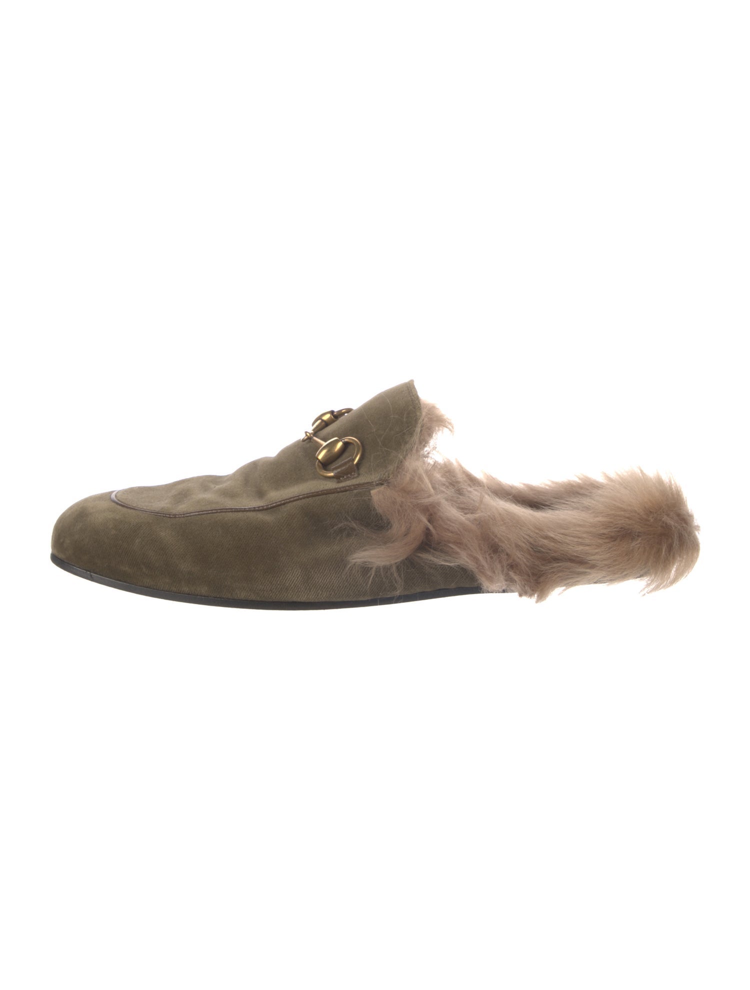 Gucci Horsebit Accent Leather Mules