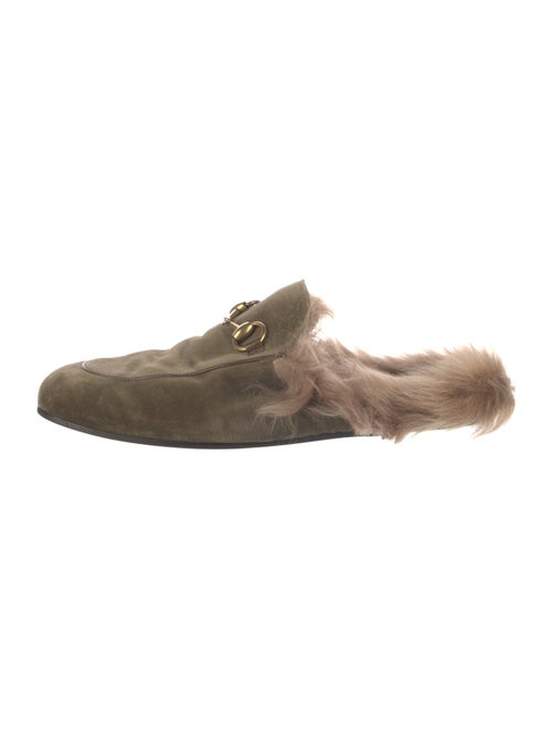 Gucci Horsebit Accent Leather Mules