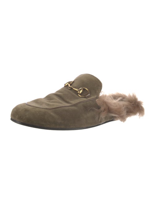 Gucci Horsebit Accent Leather Mules