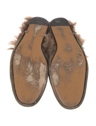 Gucci Horsebit Accent Leather Mules