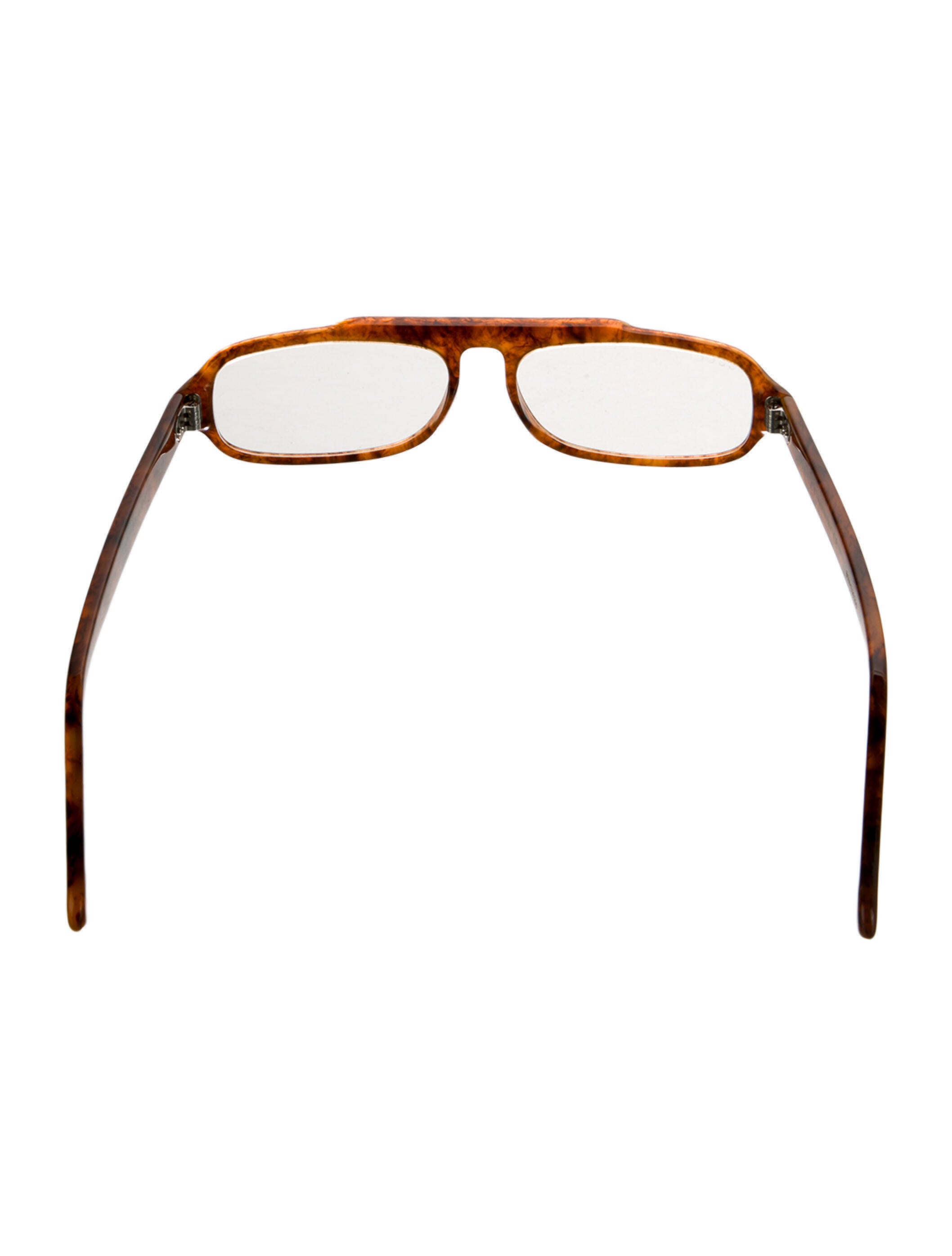 Gucci Double G Logo Square Eyeglasses