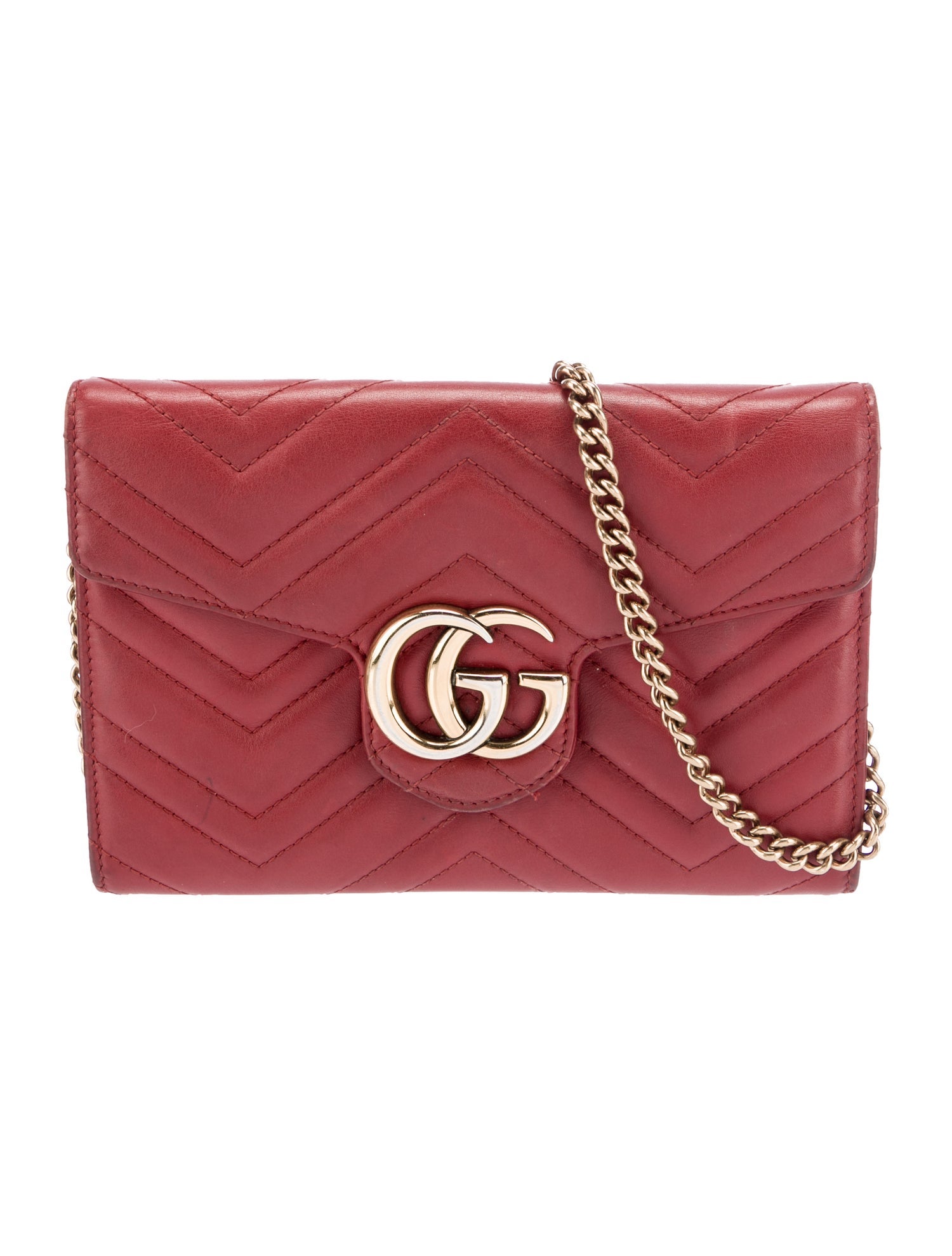 Gucci Double G Marmont Wallet On Chain Mini