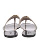 Gucci Double G Logo T-Strap Sandals