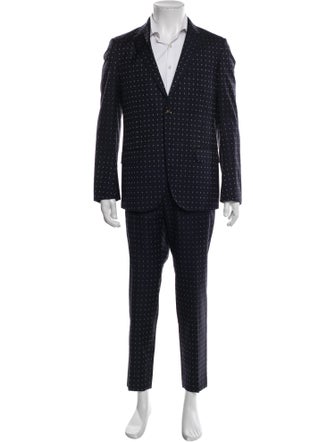 Gucci Wool Printed Two-Piece Suit