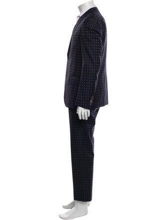 Gucci Wool Printed Two-Piece Suit