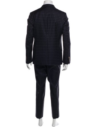 Gucci Wool Printed Two-Piece Suit