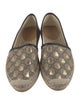 Gucci Printed Leather Trim Embellishment Espadrilles