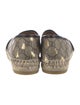 Gucci Printed Leather Trim Embellishment Espadrilles