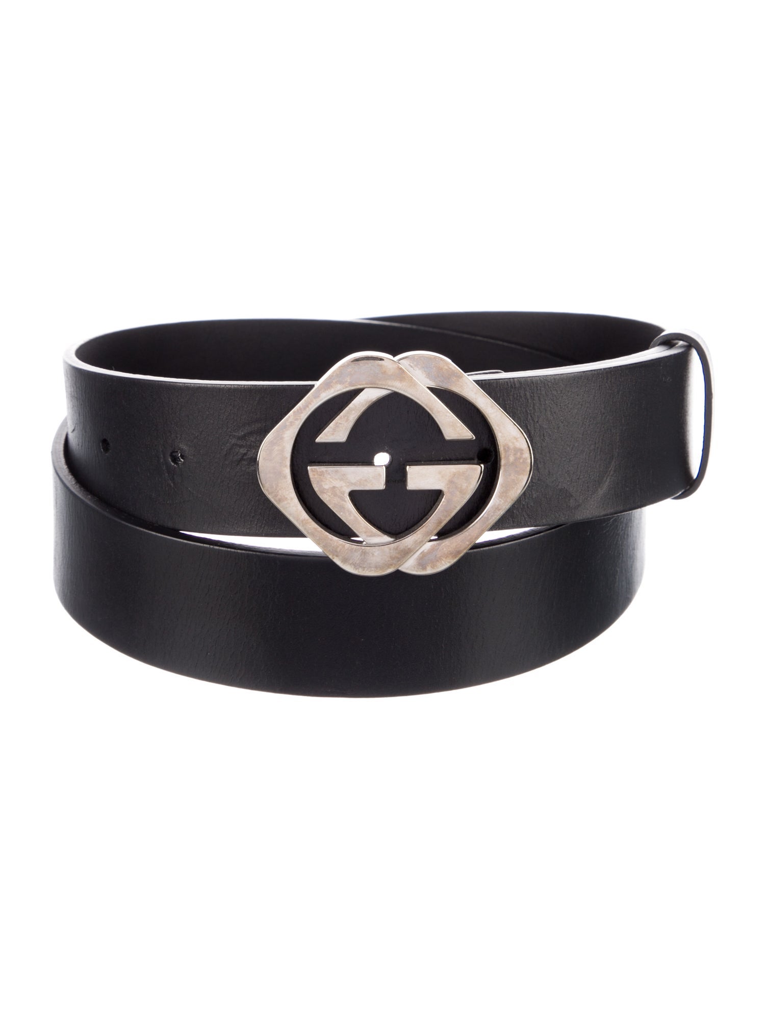 Gucci Interlocking G Logo Leather Belt Kit