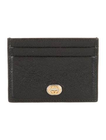 Gucci Wallets Morpheus Interlocking G Logo Card Holder
