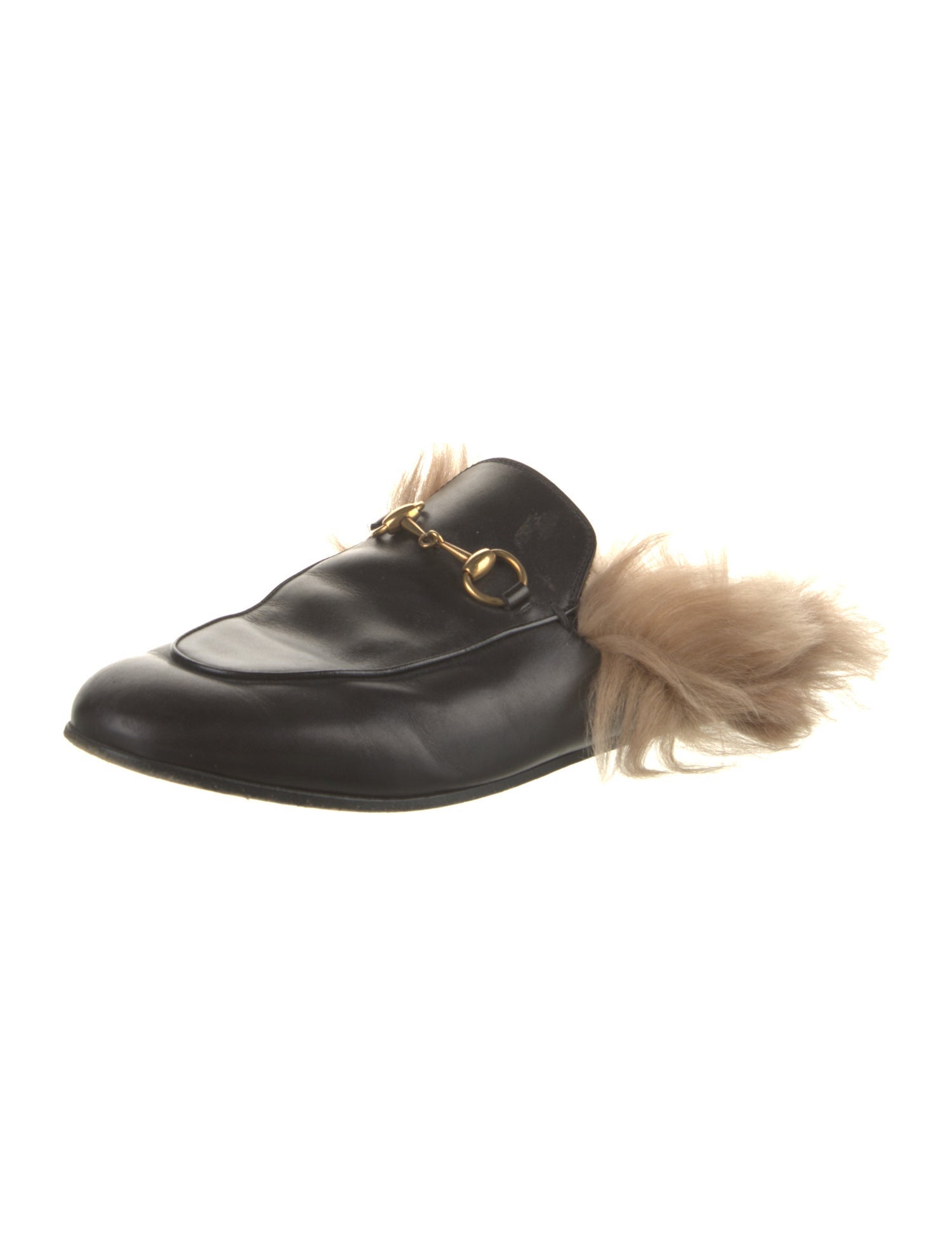 Gucci Horsebit Accent Leather Mules