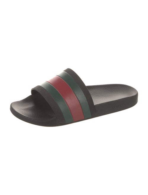 Gucci Web Accent Rubber Flats