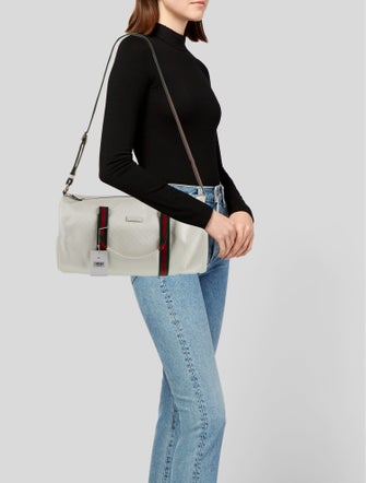 Gucci Web Top Handle Bag