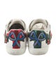 Gucci Web Accent Leather Sneakers