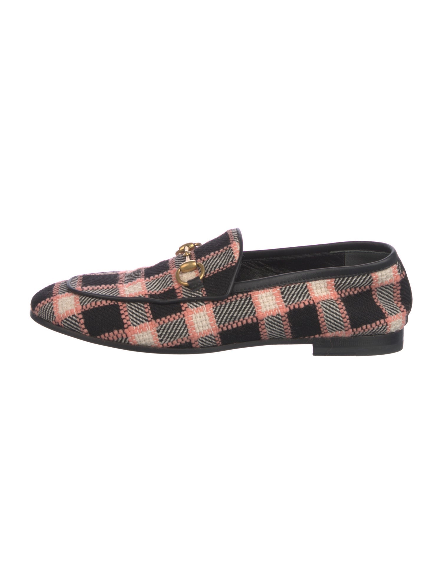 Gucci Horsebit Accent Printed Loafers