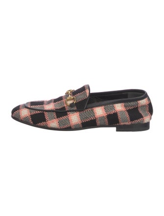 Gucci Horsebit Accent Printed Loafers