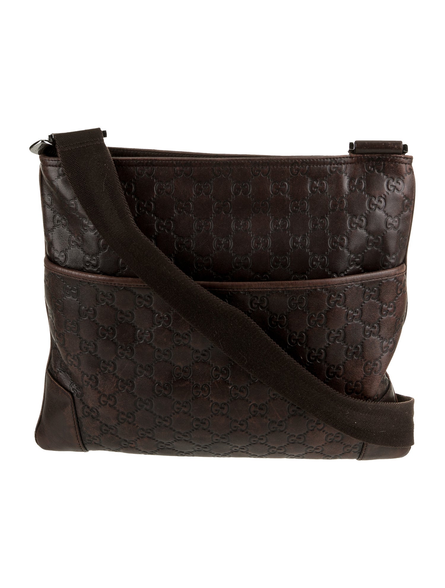 Gucci GG Signature Messenger Bag Vintage