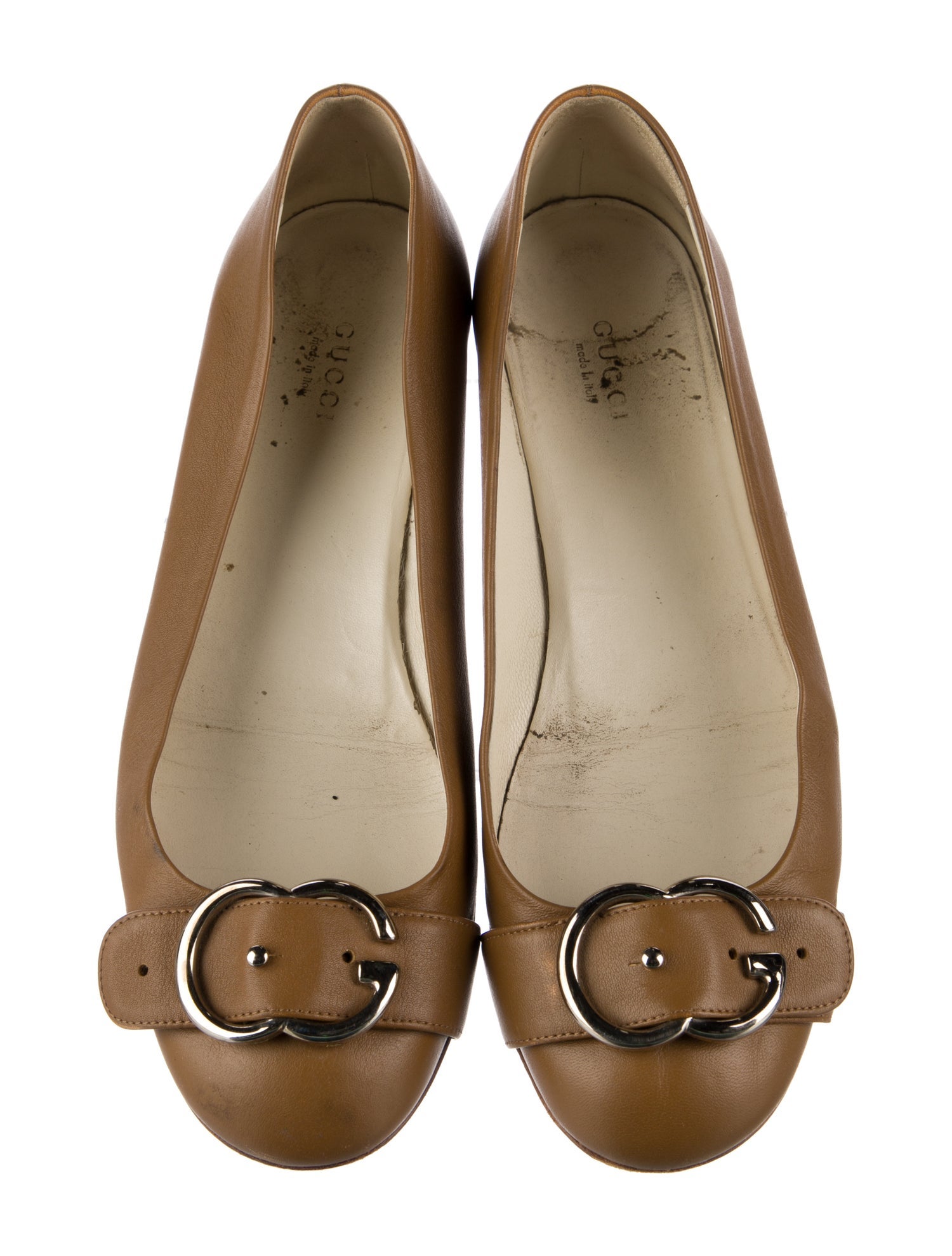 Gucci Leather Ballet Flats