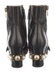 Gucci Web Accent Leather Boots