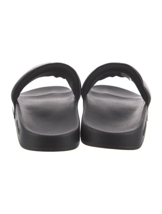 Gucci Interlocking G Logo Leather Slides