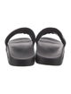 Gucci Interlocking G Logo Leather Slides