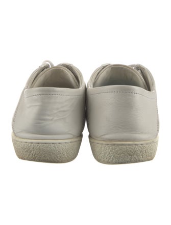 Gucci Web Accent Leather Sneakers