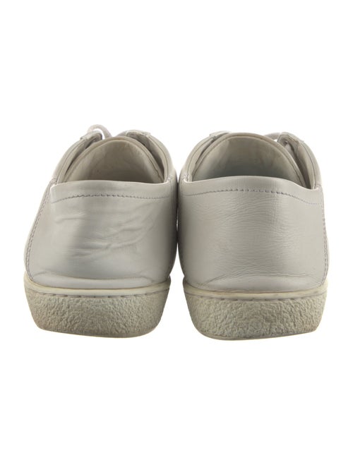 Gucci Web Accent Leather Sneakers