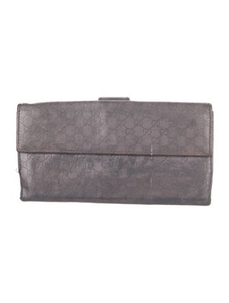 Gucci Microguccissima Pattern Leather Continental Wallet