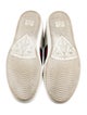 Gucci Web Accent Leather Sneakers