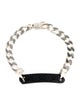 Gucci Rubber CC Chain Bracelet
